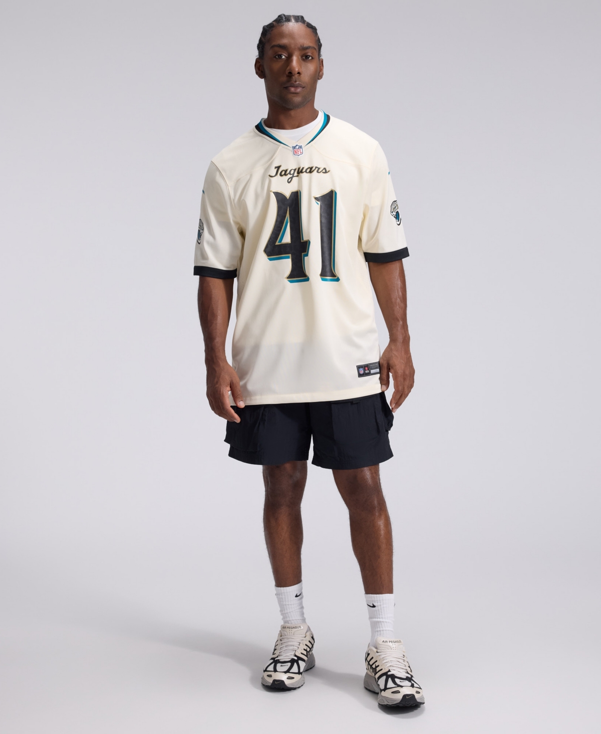 Nike Men's Josh Hines-Allen Natural Jacksonville Jaguars 2026 Rivalries Collection Game Jersey
