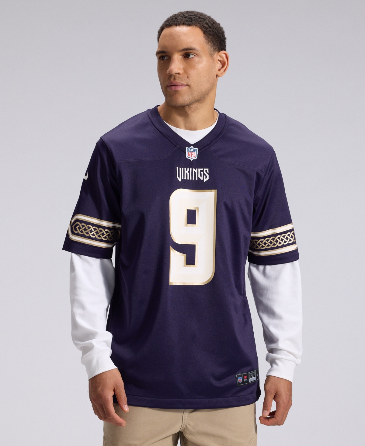 Nike Men's J.j Mccarthy Purple Minnesota Vikings 2026 Rivalries Collection Game Jersey