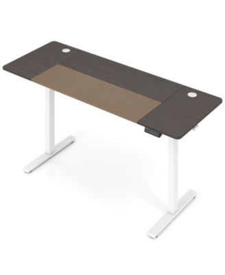 63 x 24 inch Height Adjustable Sit Stand Computer Desk with 3 Memory Presets