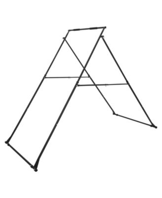 Foldable Aerial Yoga Stand Frame 440.9 lbs Load with 4-Level Horizontal and 6-Level Vertical Adjustment
