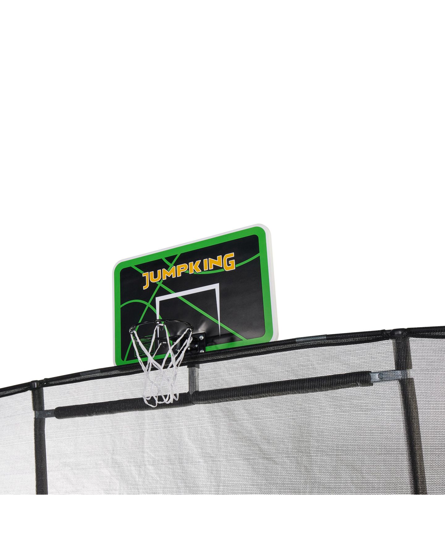 Детская игрушка JumpKing Rectangle Trampoline with Basketball Hoops & Breakaway Rim, 800 lb Capacity, Ages 6+ — фото 7