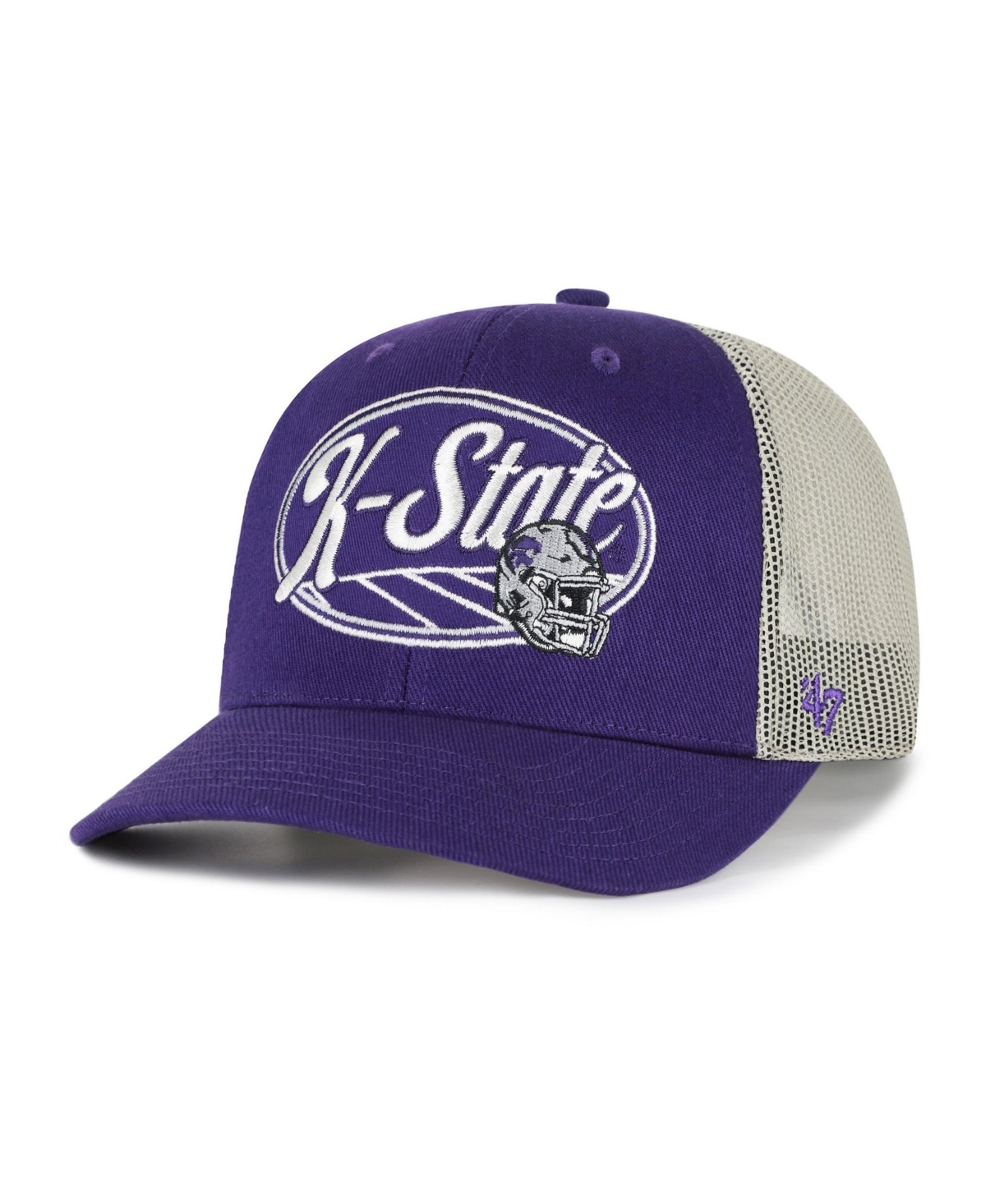 '47 Brand Men's and Women's Purple Kansas State Wildcats Enfield Adjustable Trucker Hat