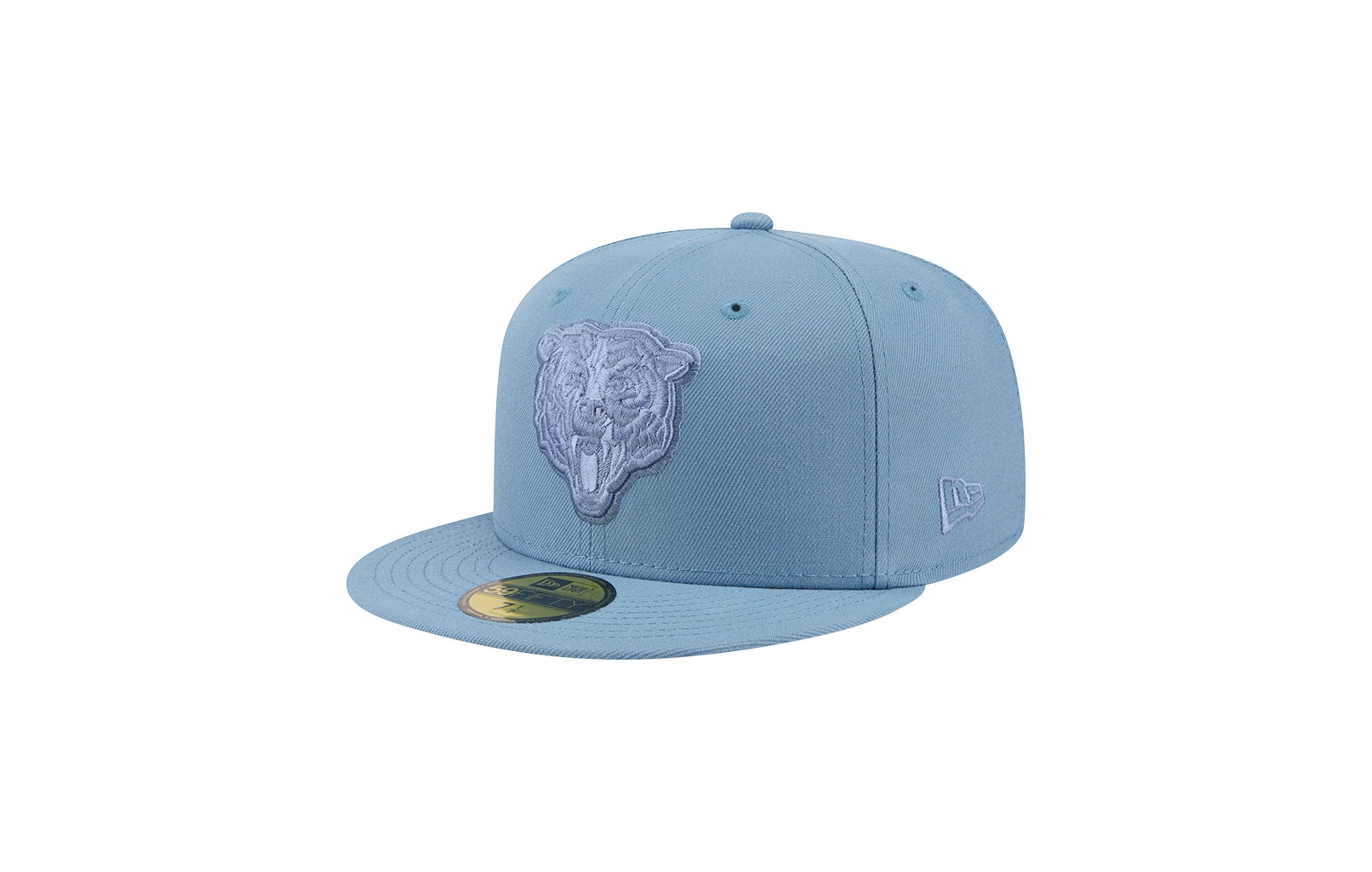New Era Men's Blue Chicago Bears Color Pack 59FIFTY Fitted Hat