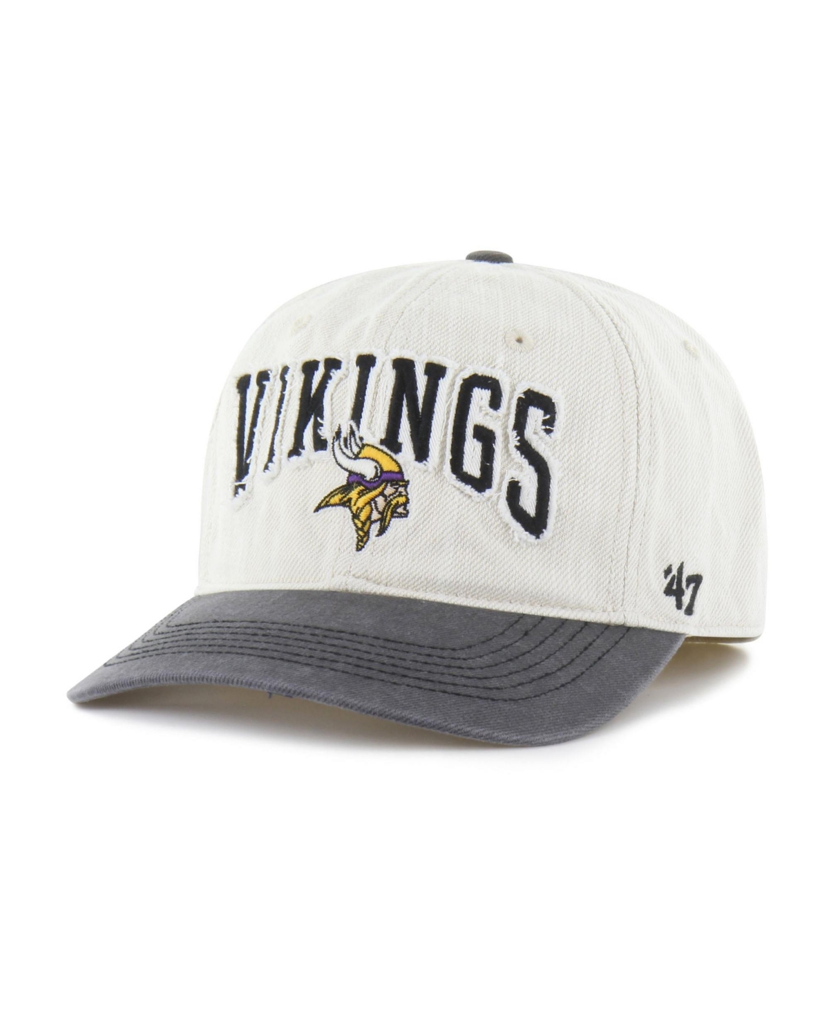 '47 Brand Men's Natural Minnesota Vikings Groton Franchise Fitted Hat