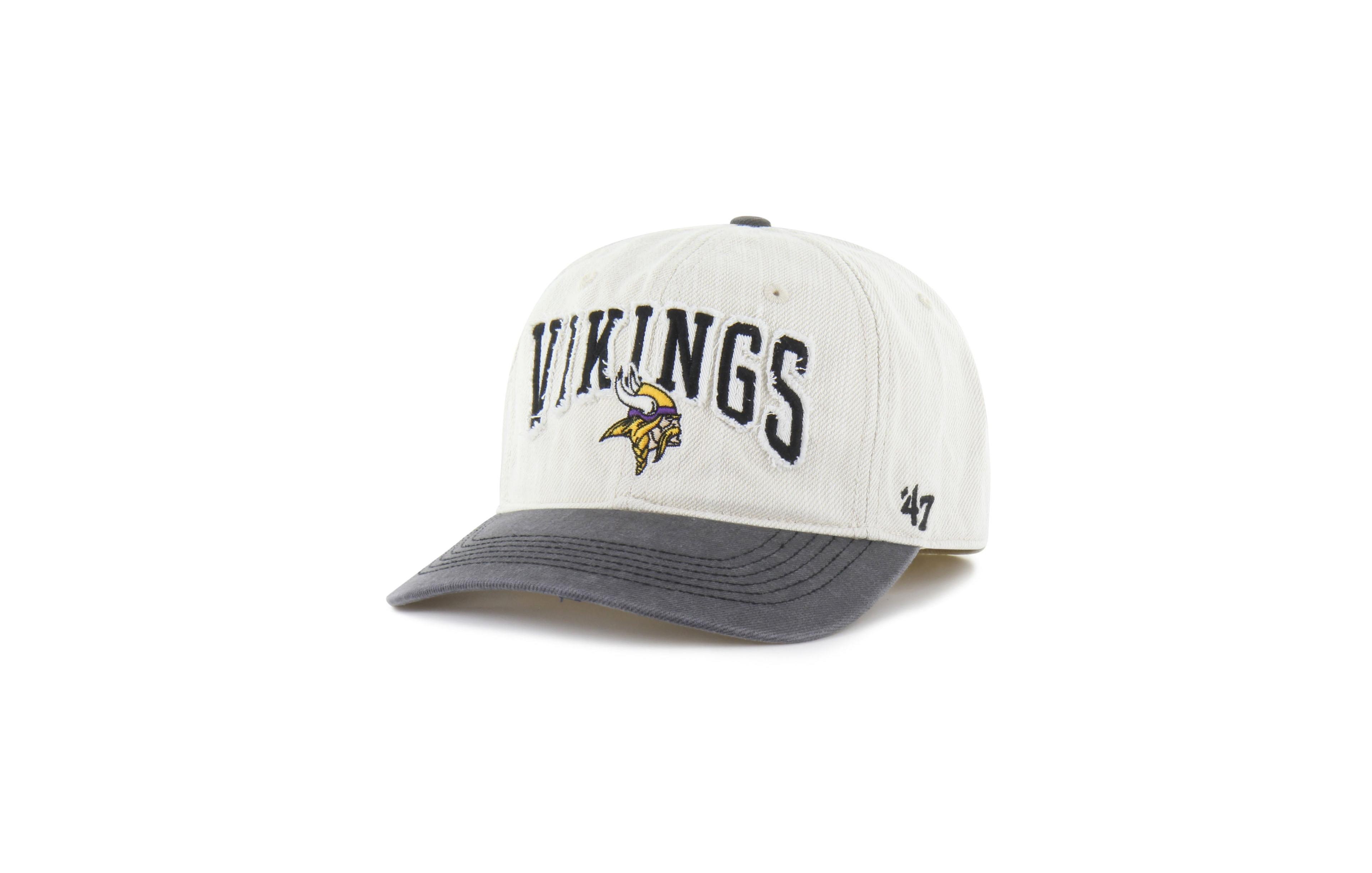 '47 Brand Men's Natural Minnesota Vikings Groton Franchise Fitted Hat