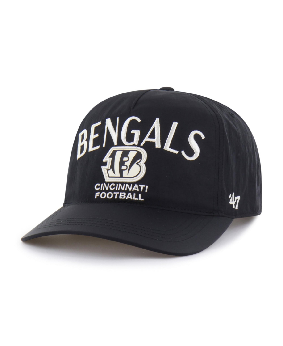 '47 Brand Men's Black Cincinnati Bengals Modernia Hitch Adjustable Hat - Black
