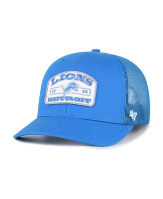 Men's '47 Blue Detroit Lions  Roadway Adjustable Trucker Hat