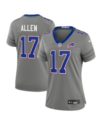 Women's Josh Allen Gray Buffalo Bills Nickel City Game Jersey