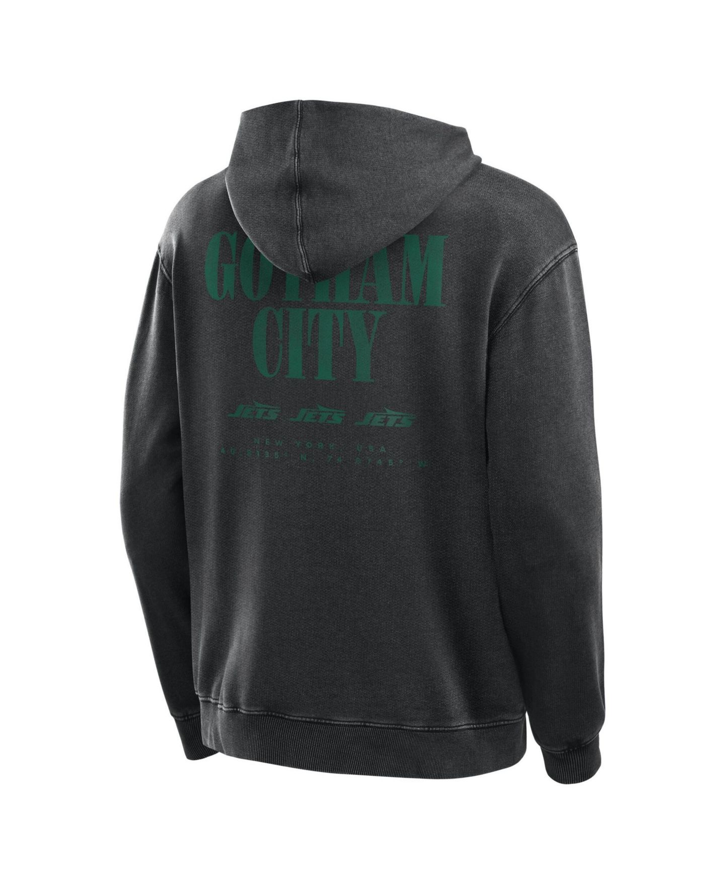 Мужское худи Fanatics Black New York Jets Relaxed Intense Rivalry French Terry — фото 3
