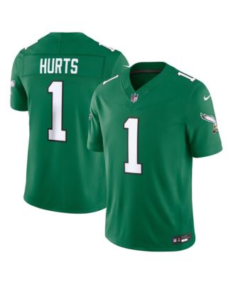 Men's Jalen Hurts Kelly Green Philadelphia Eagles Alternate Vapor F.U.S.E. Stitched Limited Jersey