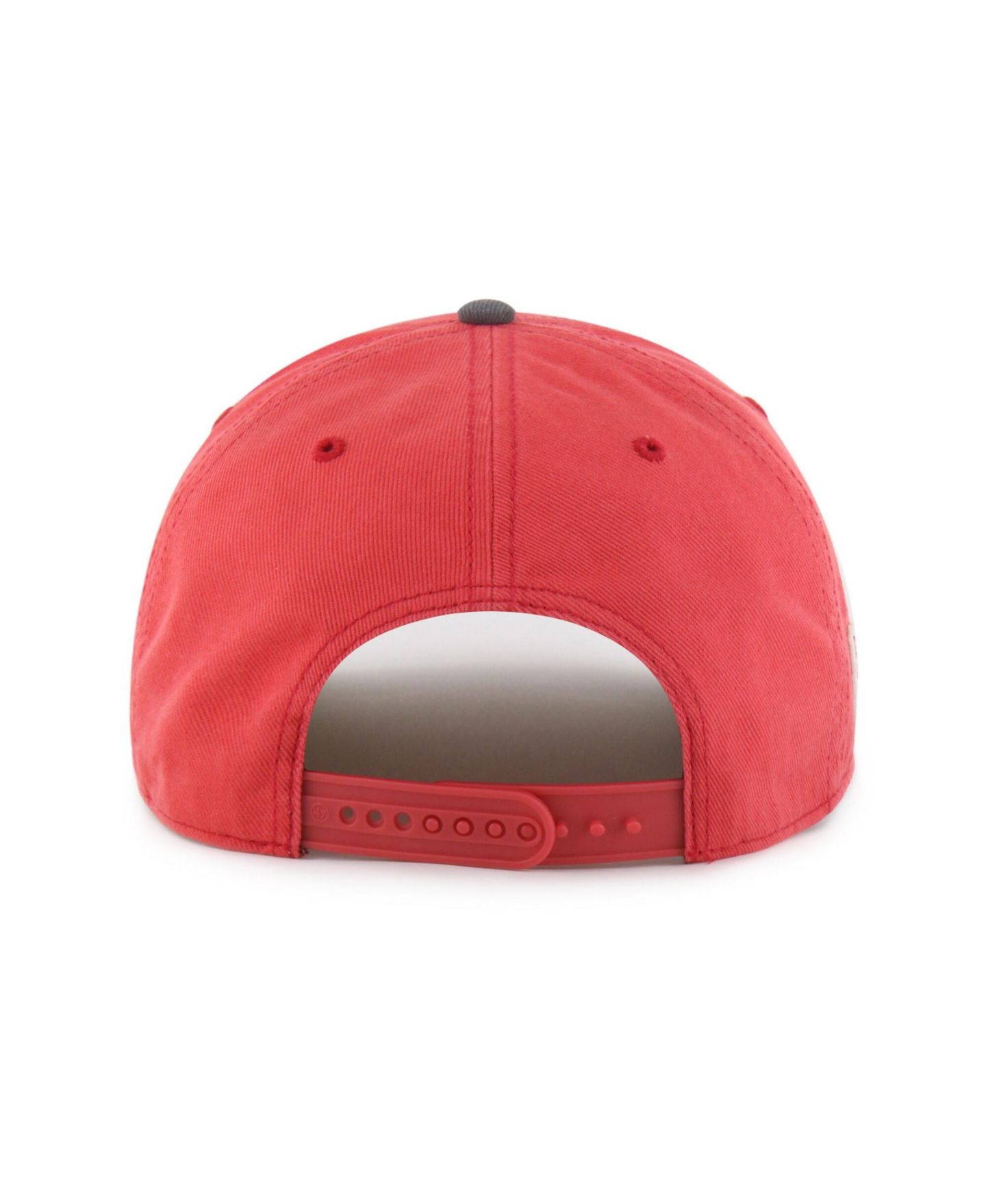 Кепка '47 Brand Red/Black Ohio State Buckeyes Well-Worn Calderwood Hitch Adjustable Hat — фото 4