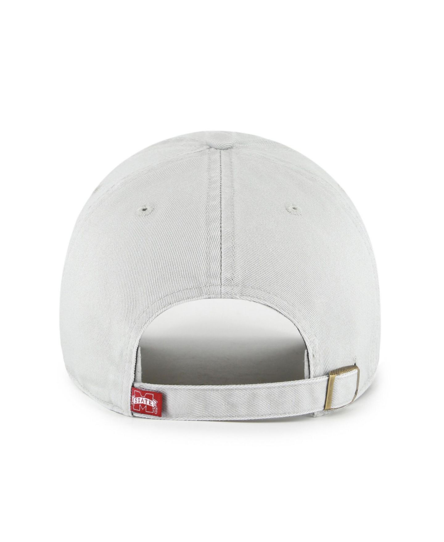 Кепка '47 Brand Mississippi State Bulldogs Gray Clean Up Adjustable Hat — фото 3
