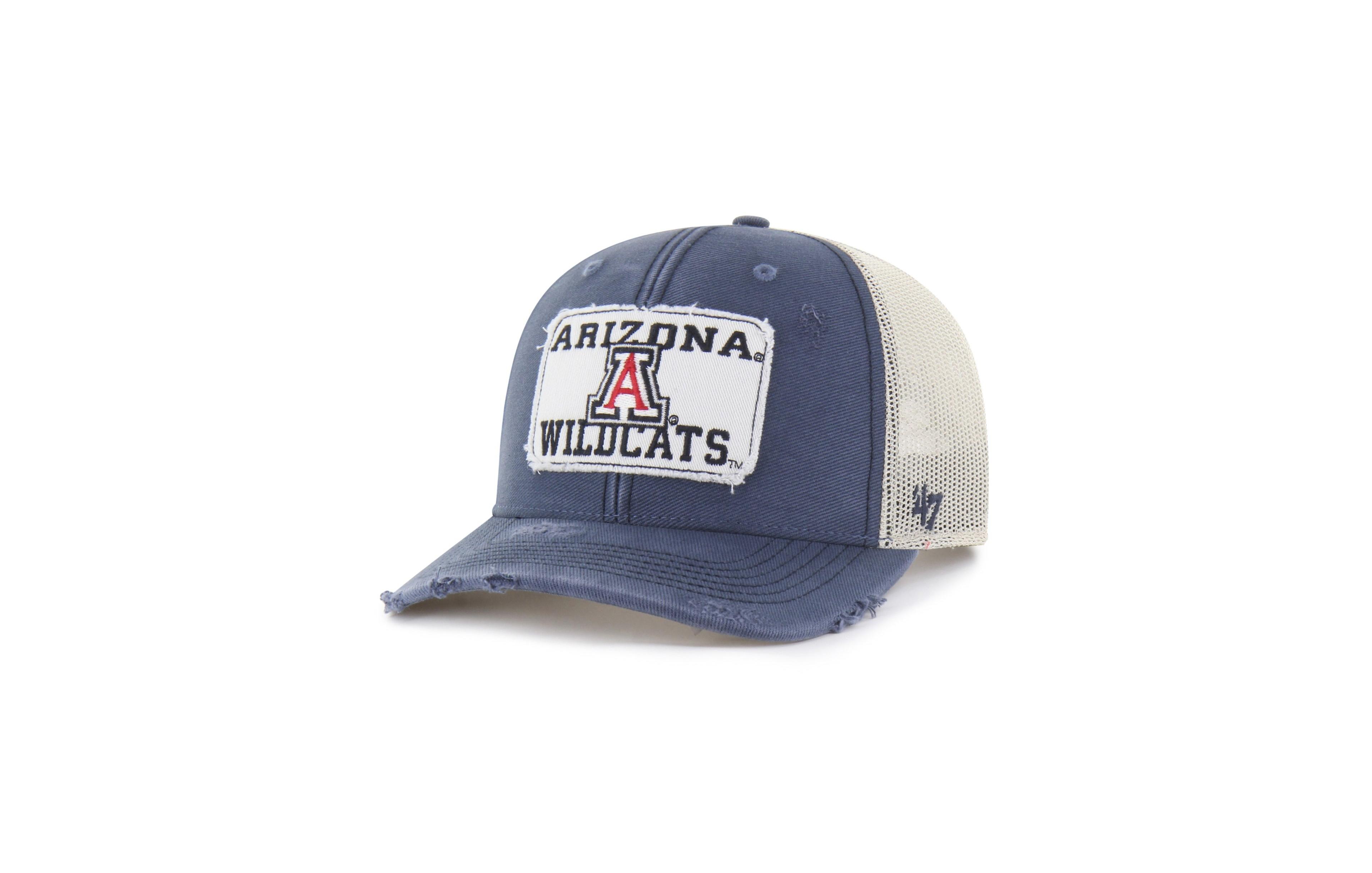 '47 Brand Men's and Women's Navy Arizona Wildcats Egremont Well-Worn Adjustable Trucker Hat