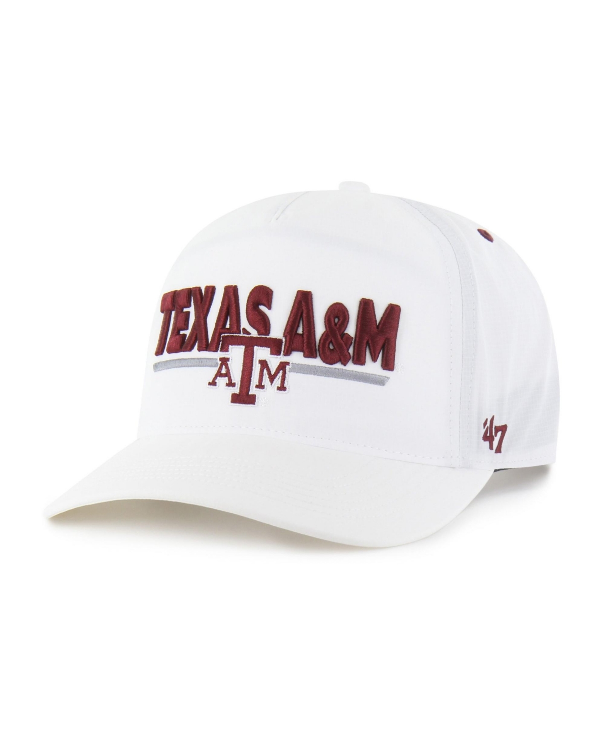 47 Brand Men's and Women's White Texas A&M Aggies brrr° Expressway Hitch Adjustable Hat - White