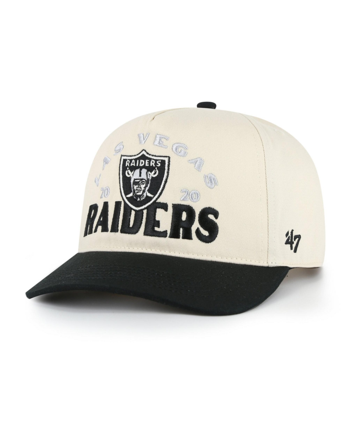 '47 Brand Men's Natural Las Vegas Raiders Arcitext Hitch Adjustable Hat