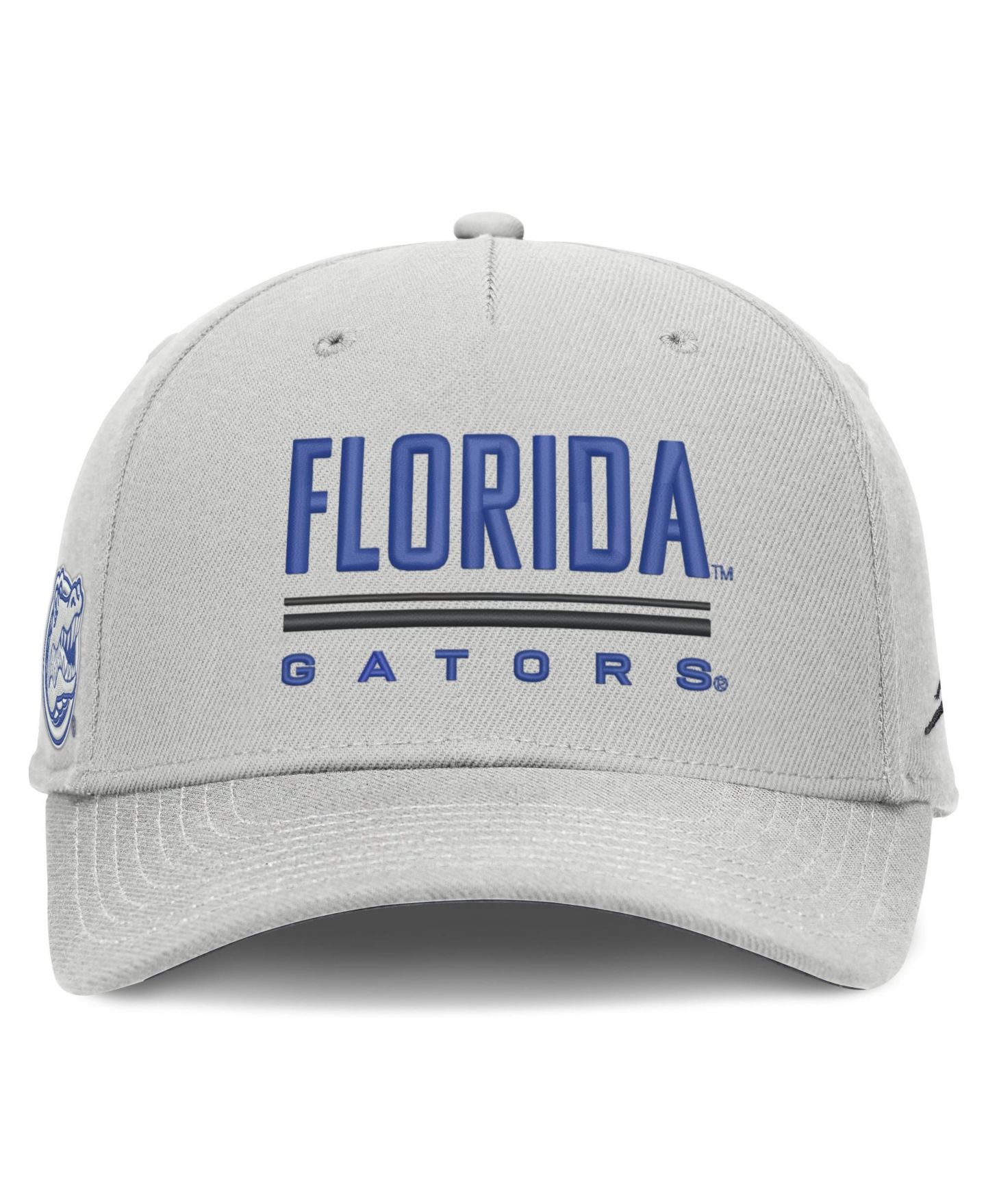 Мужская кепка Jordan Gray Florida Gators 2026 Sideline Dri-FIT Rise Adjustable Hat — фото 3