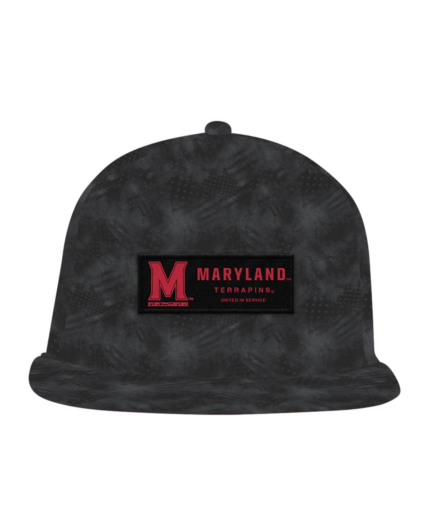 Мужская кепка Under Armour Charcoal Maryland Terrapins Freedom Collection ArmourFuse Snapback Hat — фото 4