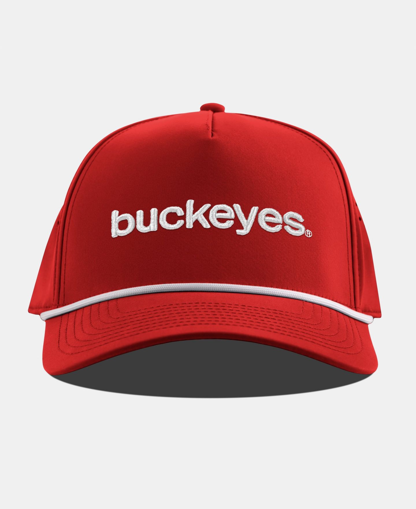 Мужской головной убор Branded Bills Red Ohio State Buckeyes Statement Adjustable Rope Hat — фото 3