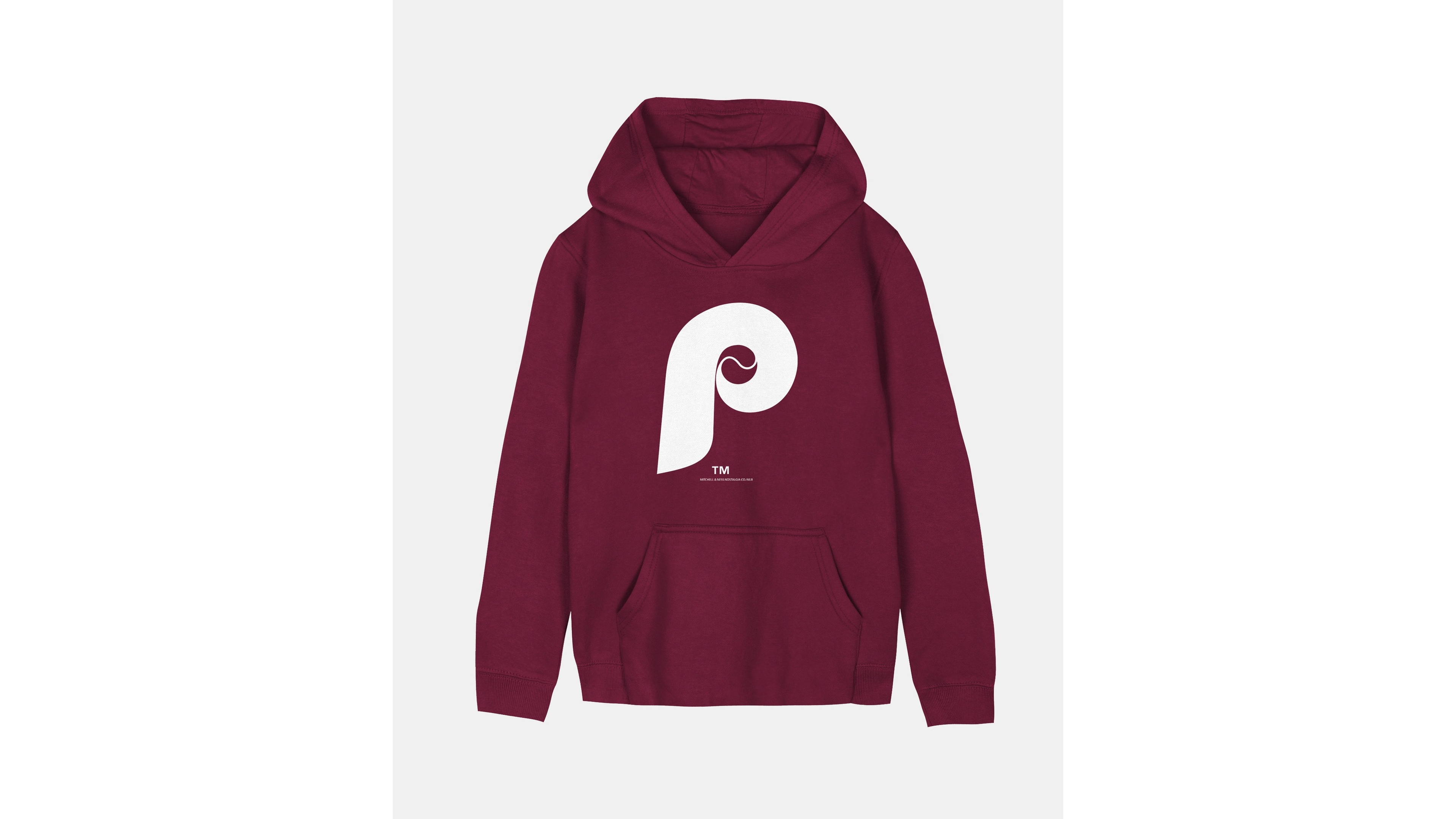 Mitchell & Ness Toddler Burgundy Philadelphia Phillies Retro Logo Hoodie