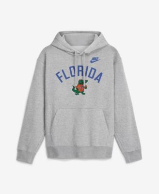 Nike - Men's Heather Gray Florida Gators Legacy Arch Club Hoodie Heather Gray