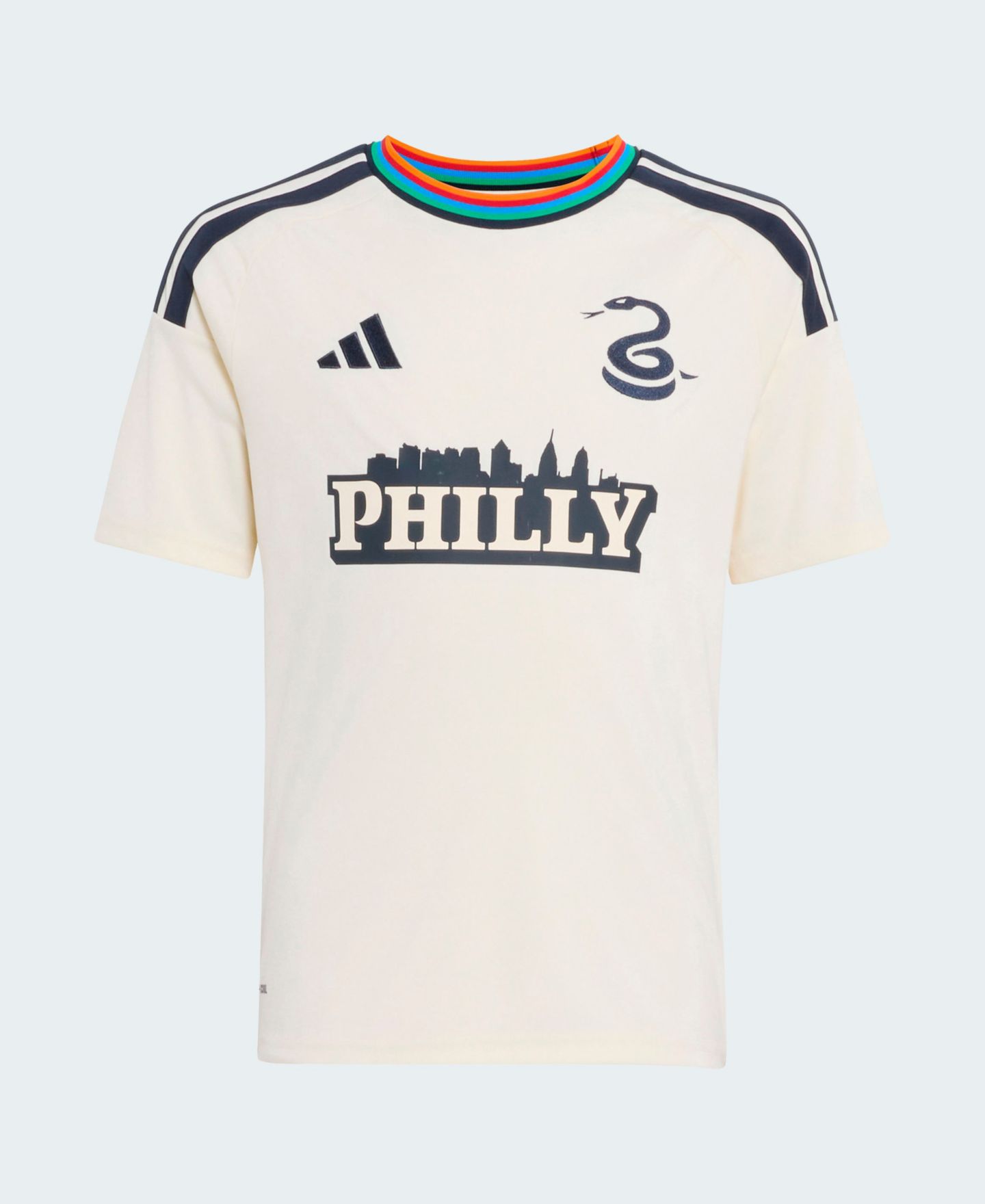 Детский топ adidas Tan Philadelphia Union 2026 Archive Replica Jersey — фото 2