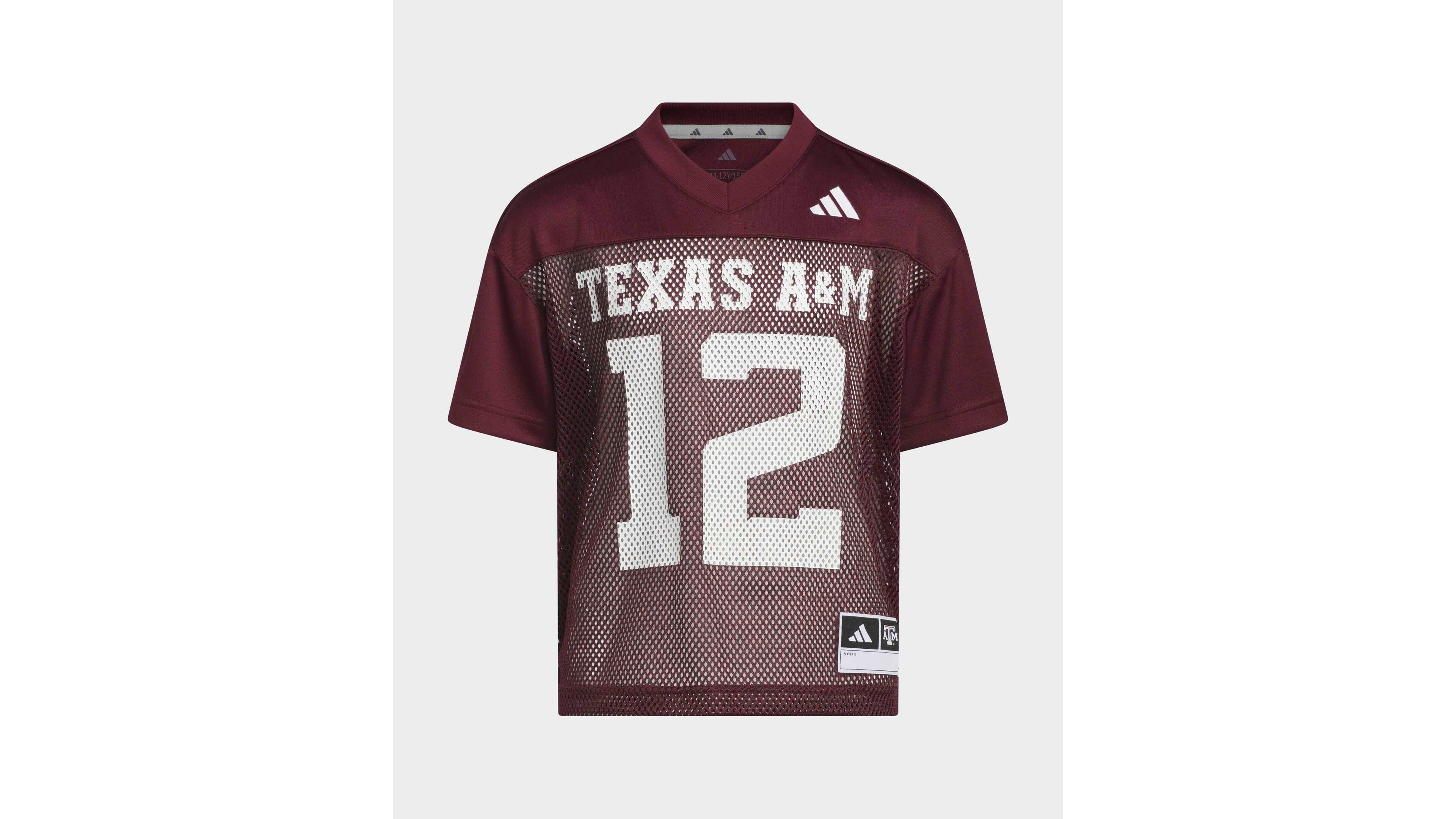 adidas Big Boys and Girls Maroon Texas A&M Aggies Tailgate Jersey