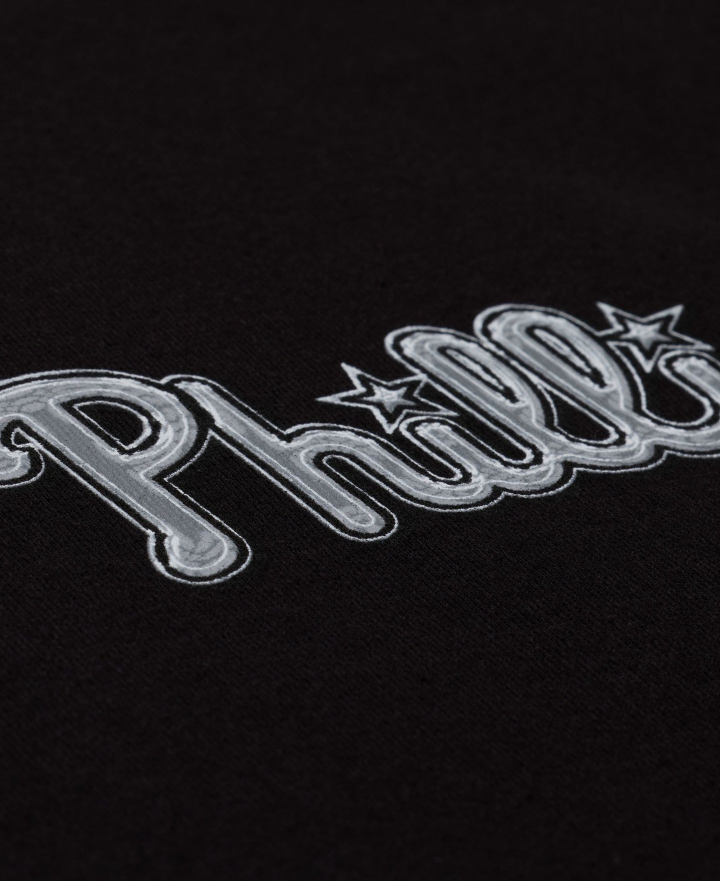 Мужская футболка Mitchell & Ness Black Philadelphia Phillies Chrome Heritage — фото 4