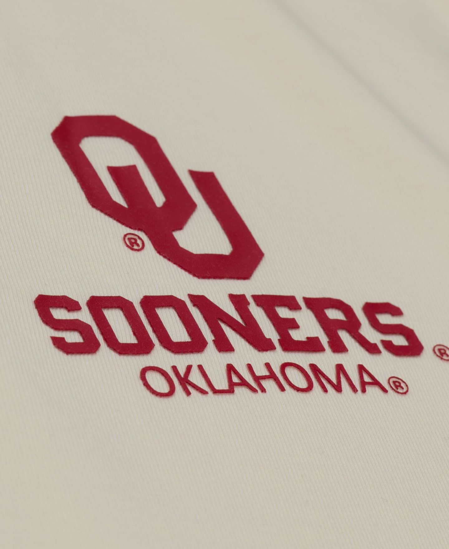 Мужская футболка Mitchell & Ness Cream Oklahoma Sooners Core Icon — фото 4