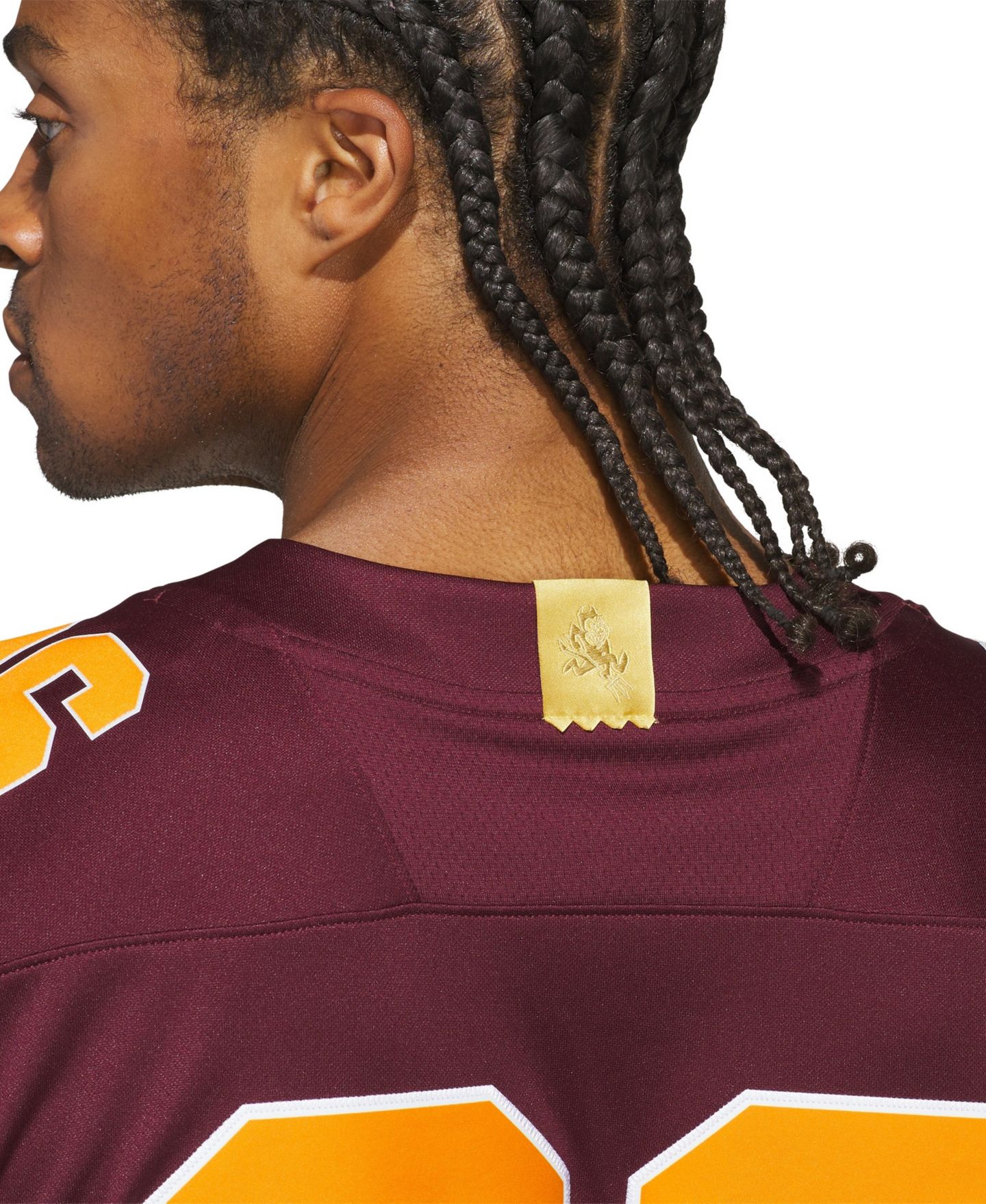 Мужской топ adidas #26 Maroon Arizona State Sun Devils Roses & Devils Premier Strategy Jersey — фото 2
