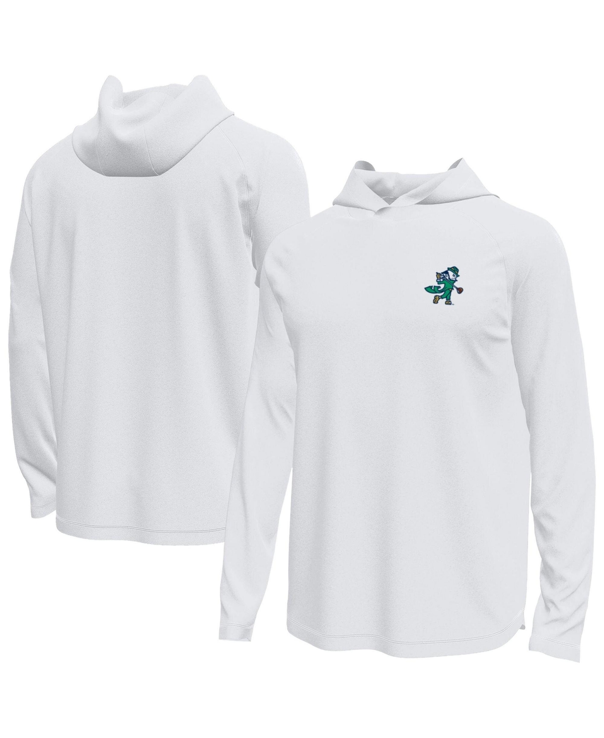 Under Armour Men's White Notre Dame Fighting Irish Golf Tech Stretch Long Sleeve Hoodie