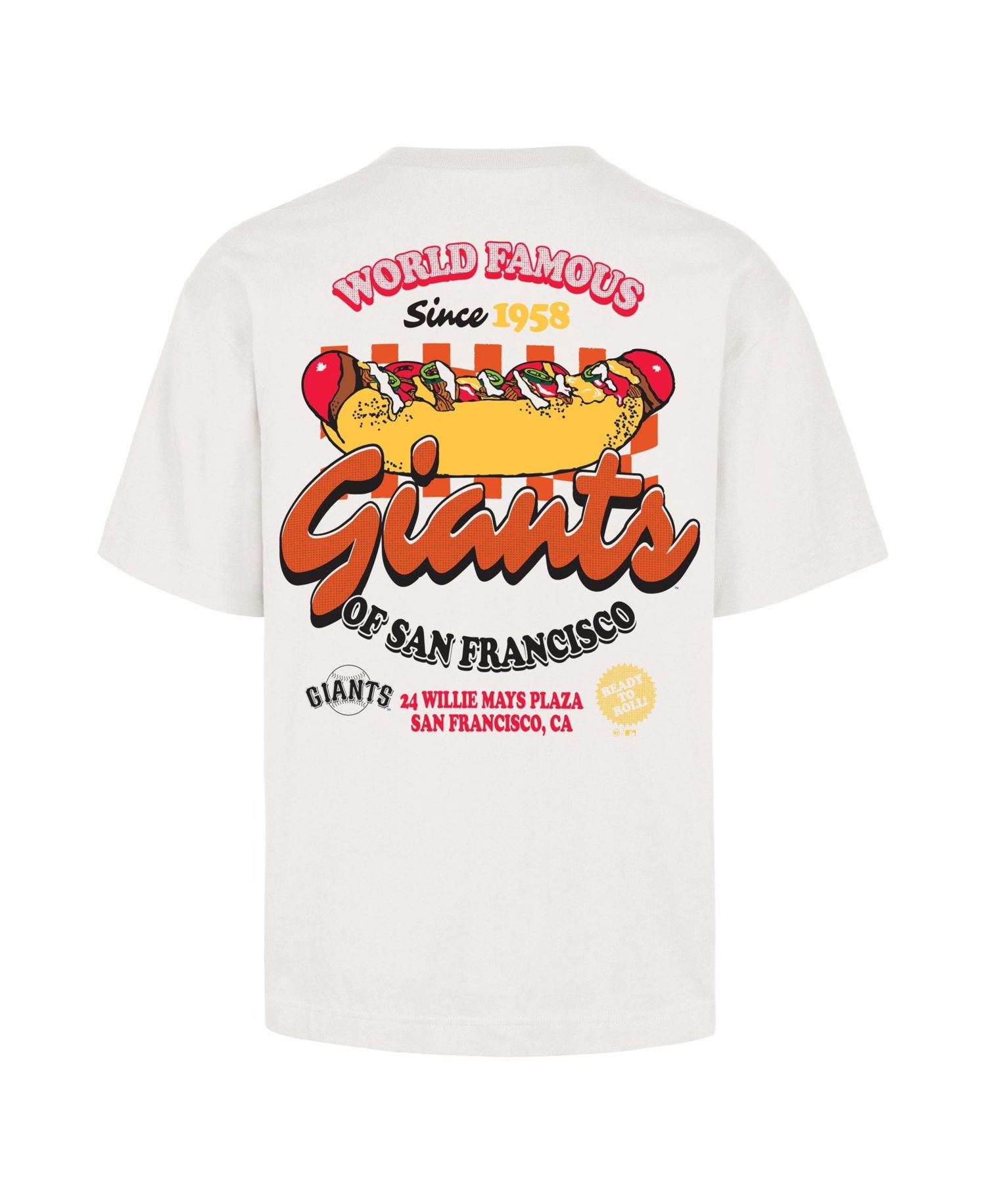 Men's '47 Cream San Francisco Giants Glizzy T-Shirt