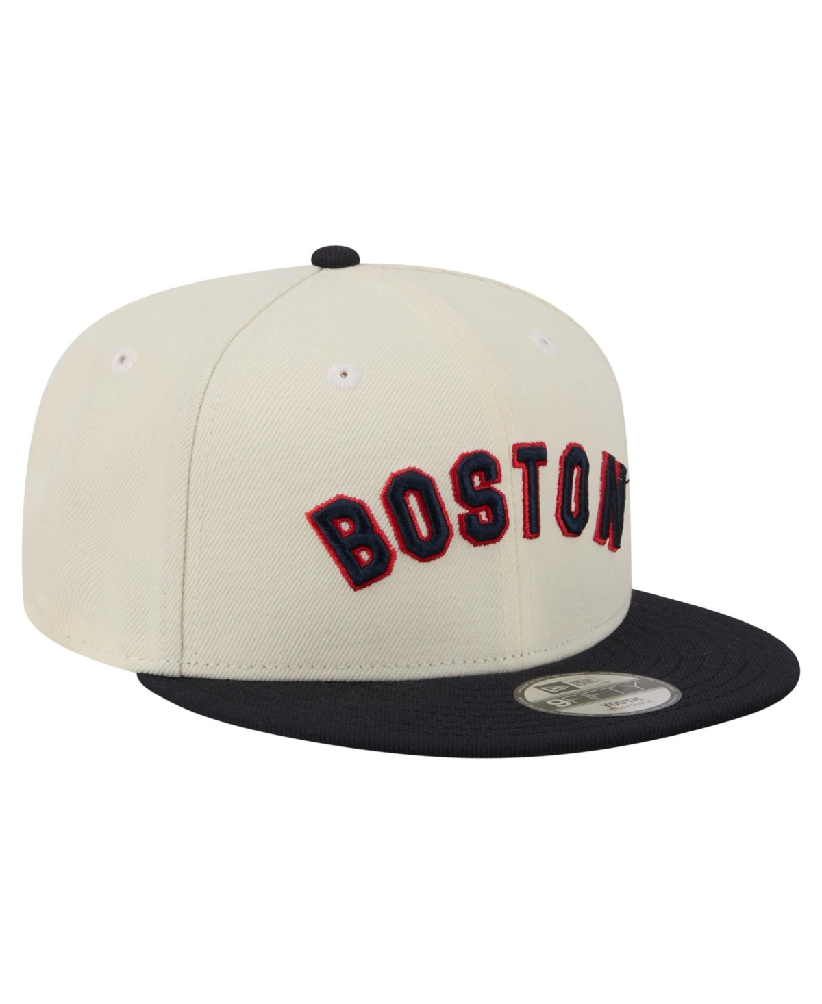 New Era Big Boys and Girls White Boston Red Sox Two-Tone 9FIFTY Snapback Hat