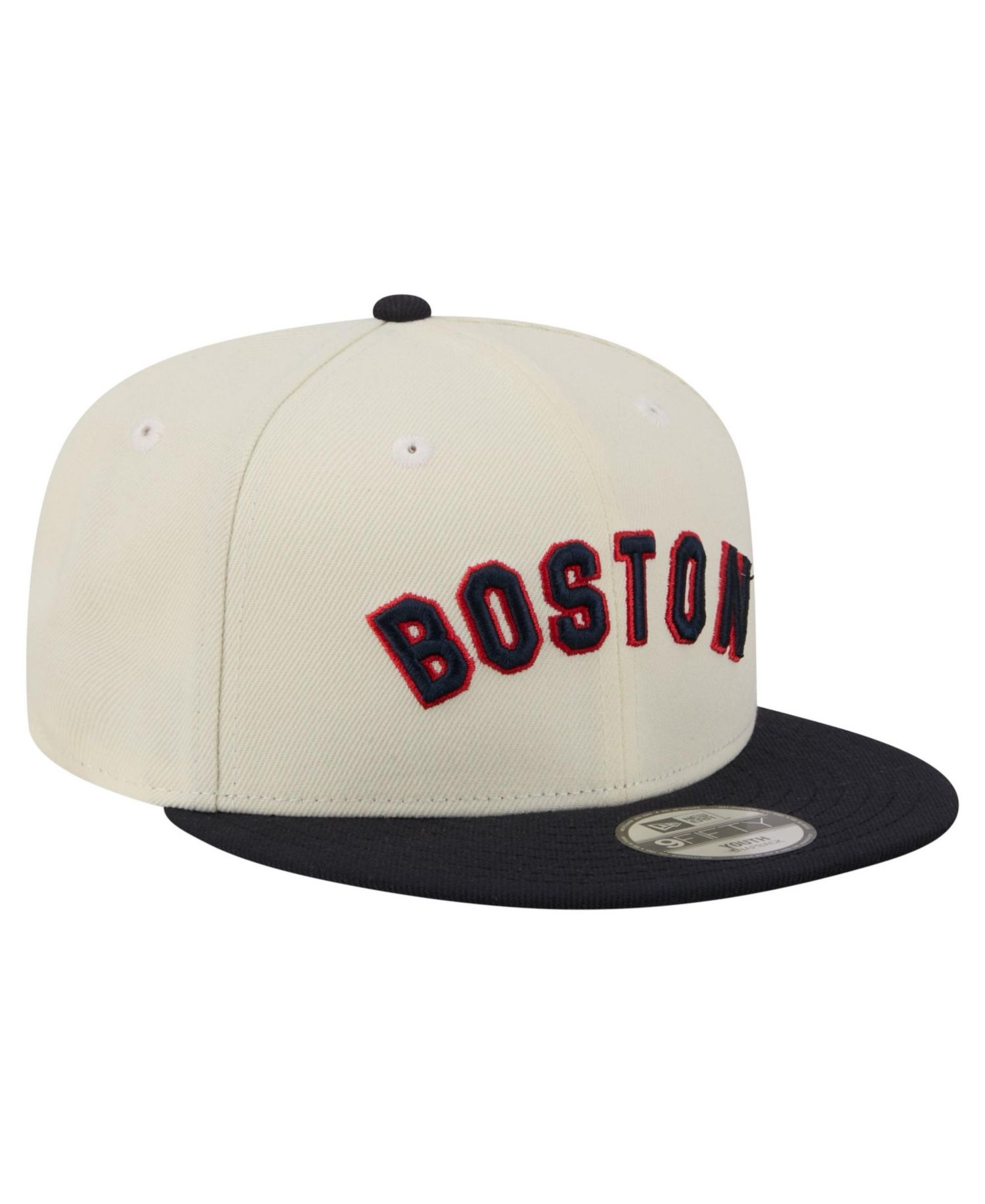 Big Boys and Girls White Boston Red Sox Two-Tone 9FIFTY Snapback Hat