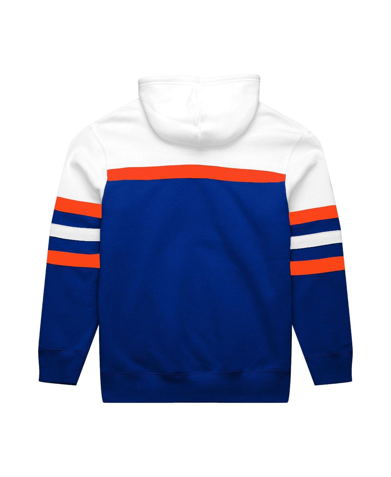 Men's White/Royal Denver Broncos Big & Tall Head Coach Hoodie