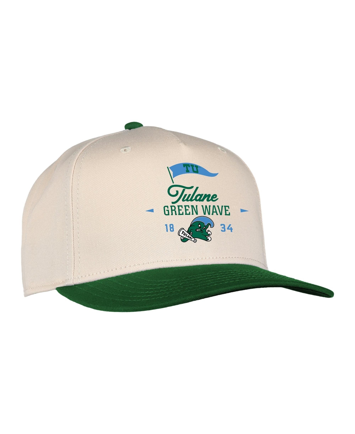 Ahead Men's And Women's Cream Tulane Green Wave The 1995 Adjustable Hat