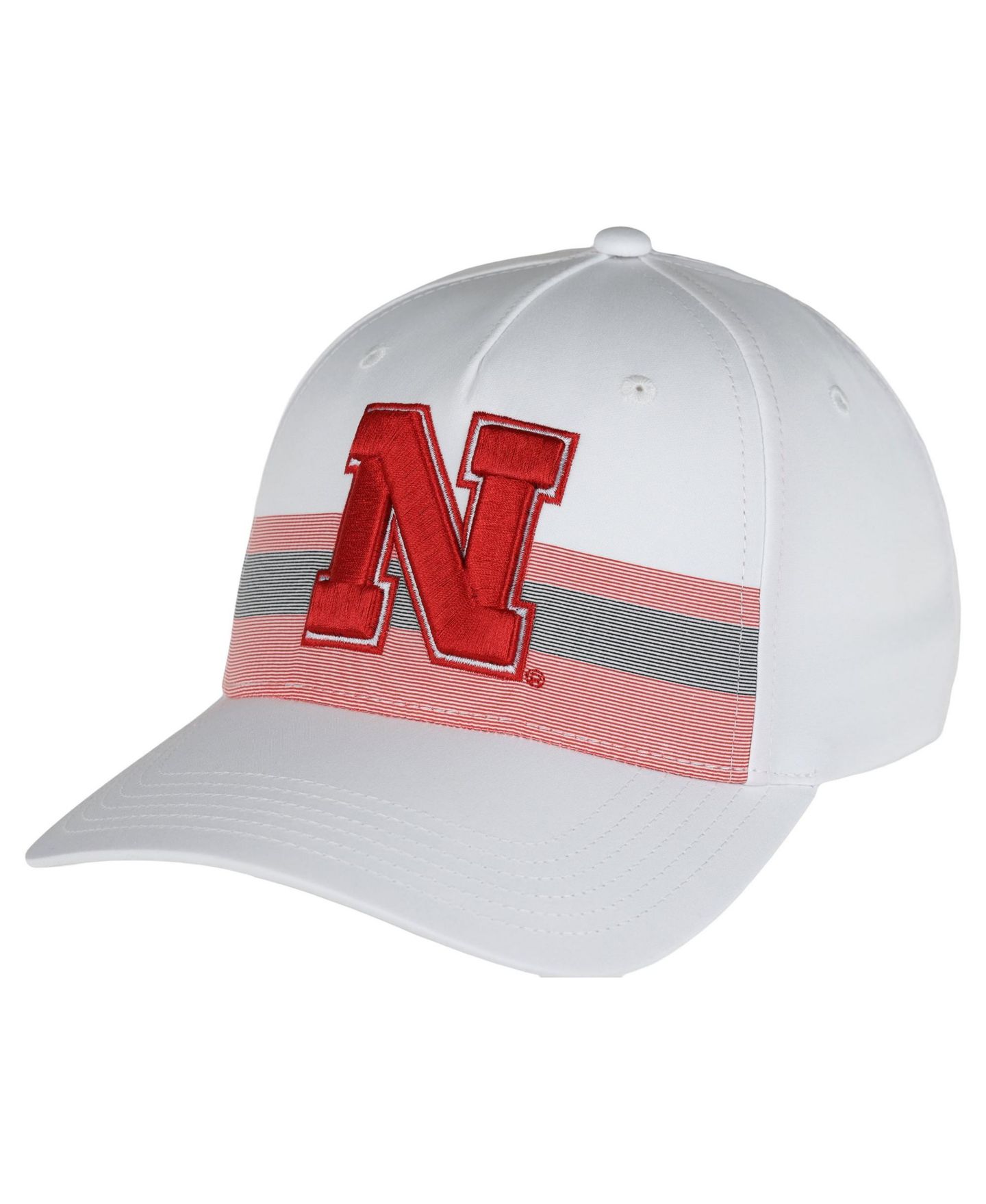 Кепка Ahead White Nebraska Huskers The Sideline Adjustable Hat — фото 3