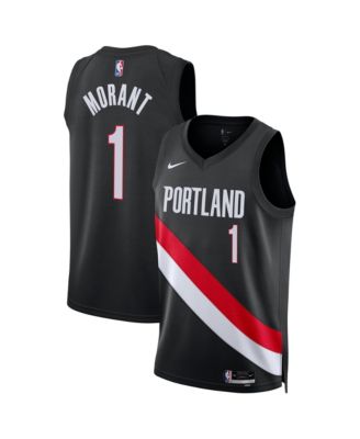 Men's and Women's Ja Morant Black Portland Trail Blazers Swingman Jersey - Icon Edition