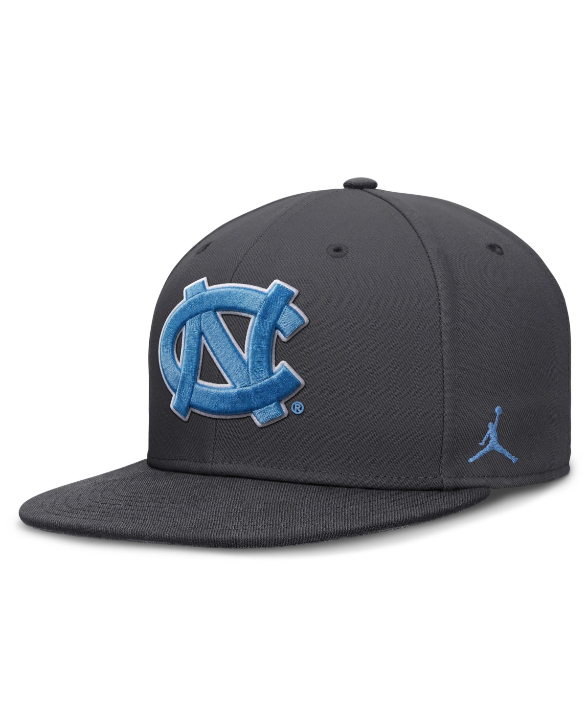 Nike Men's Anthracite North Carolina Tar Heels Pro Dri-fit Fitted Hat