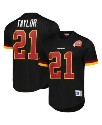 Men's Sean Taylor Black Washington Commanders Retired Player Name & Number Mesh Top