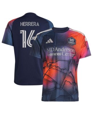 Men's H&eacute;ctor Herrera Blue Houston Dynamo FC 2026 Mission Control Replica Jersey