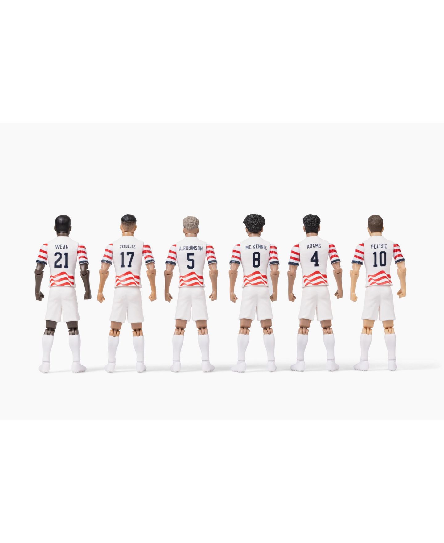 Детская фигурка Banbo Toys Tim Weah Usmnt Sockers 8" Articulated Collectible Action Figure, Ages 14+ — фото 4