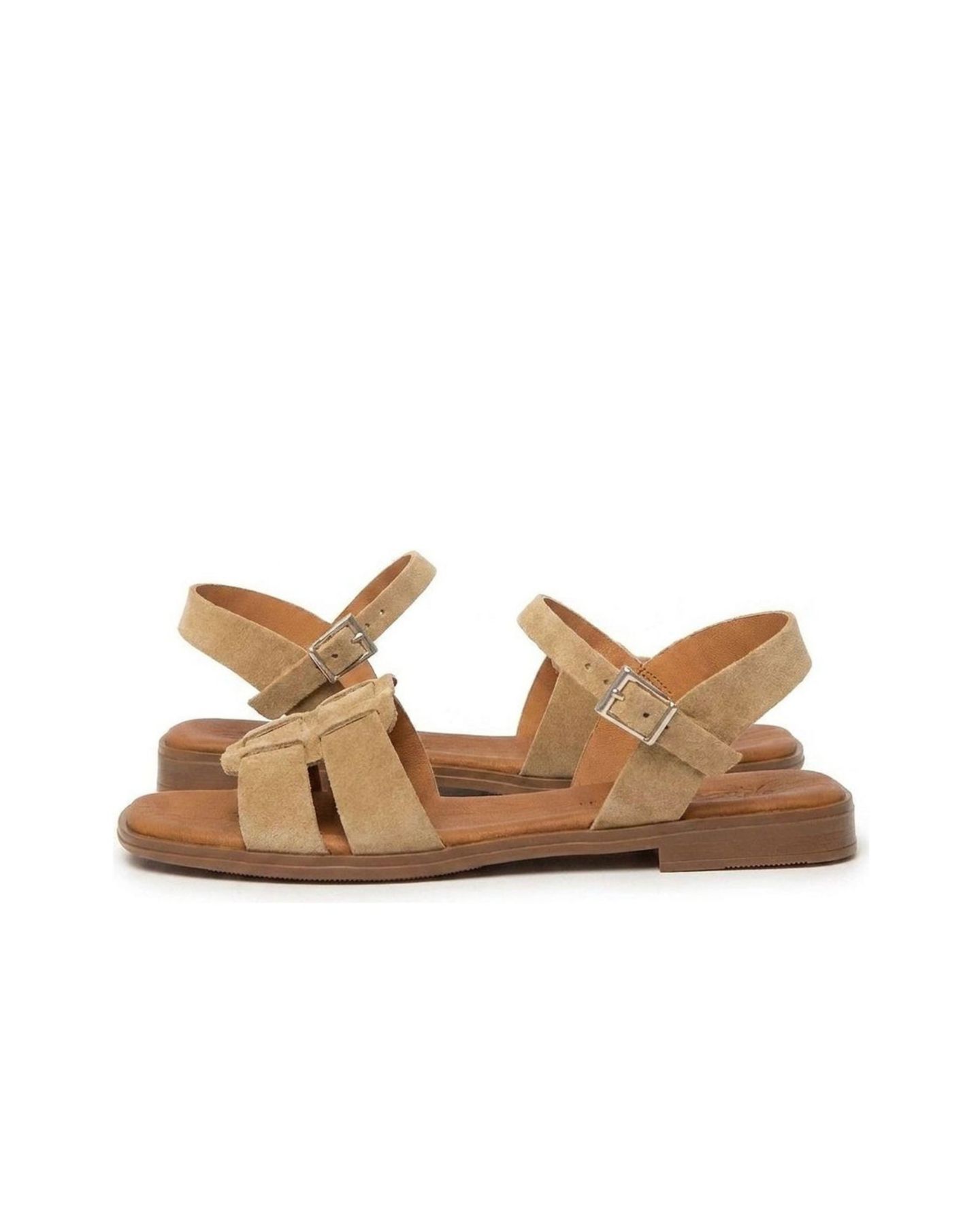 Женские сандалии Menina Step Niva Flat Sandal, цвет: Светлый песочный — фото 5