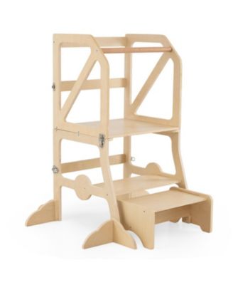 4-in-1 Removable Safety Bar Kids' Step Stool