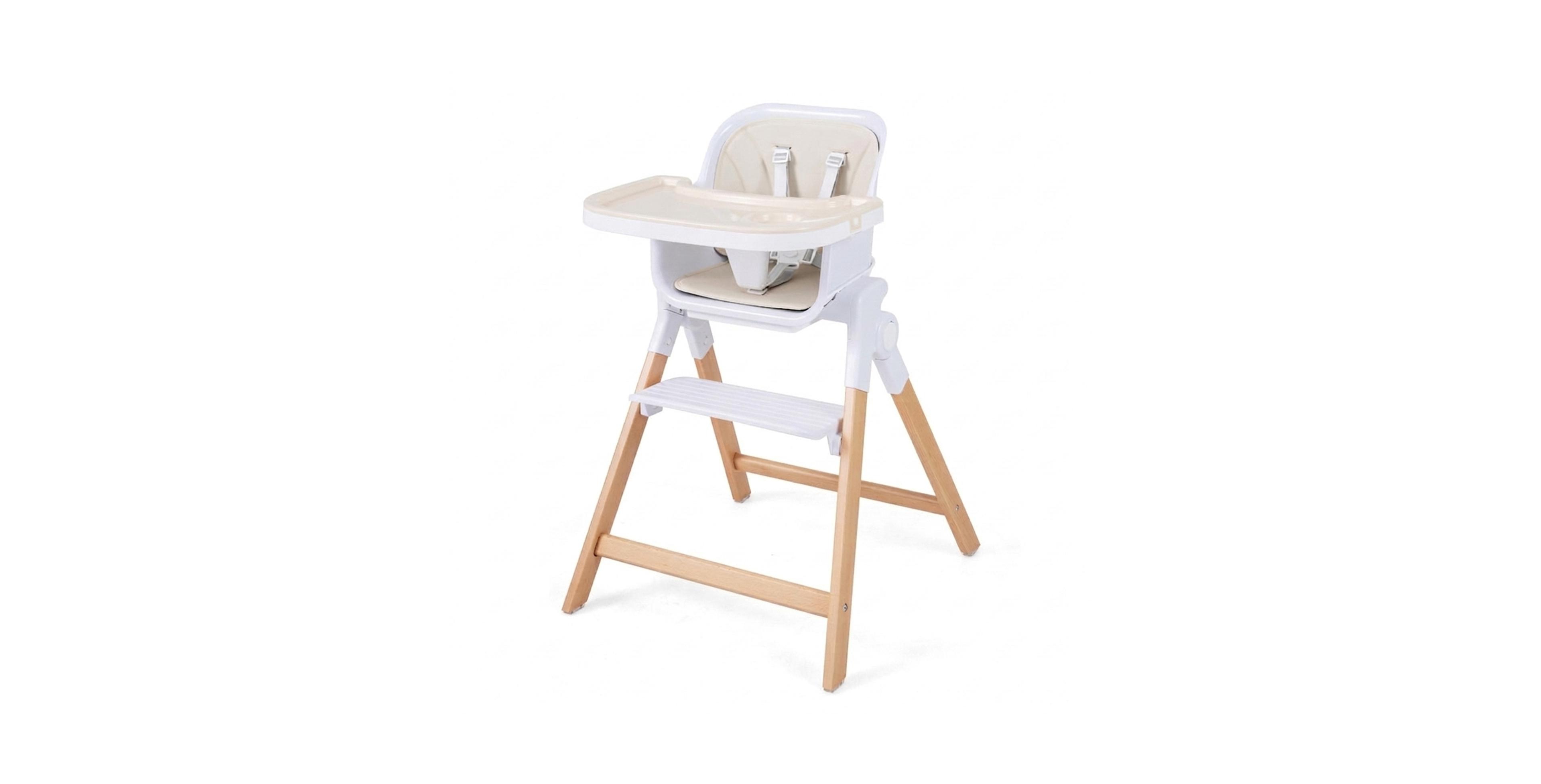 Gouun 4-in-1 Convertible Baby High Chair with Detachable Double Trays
