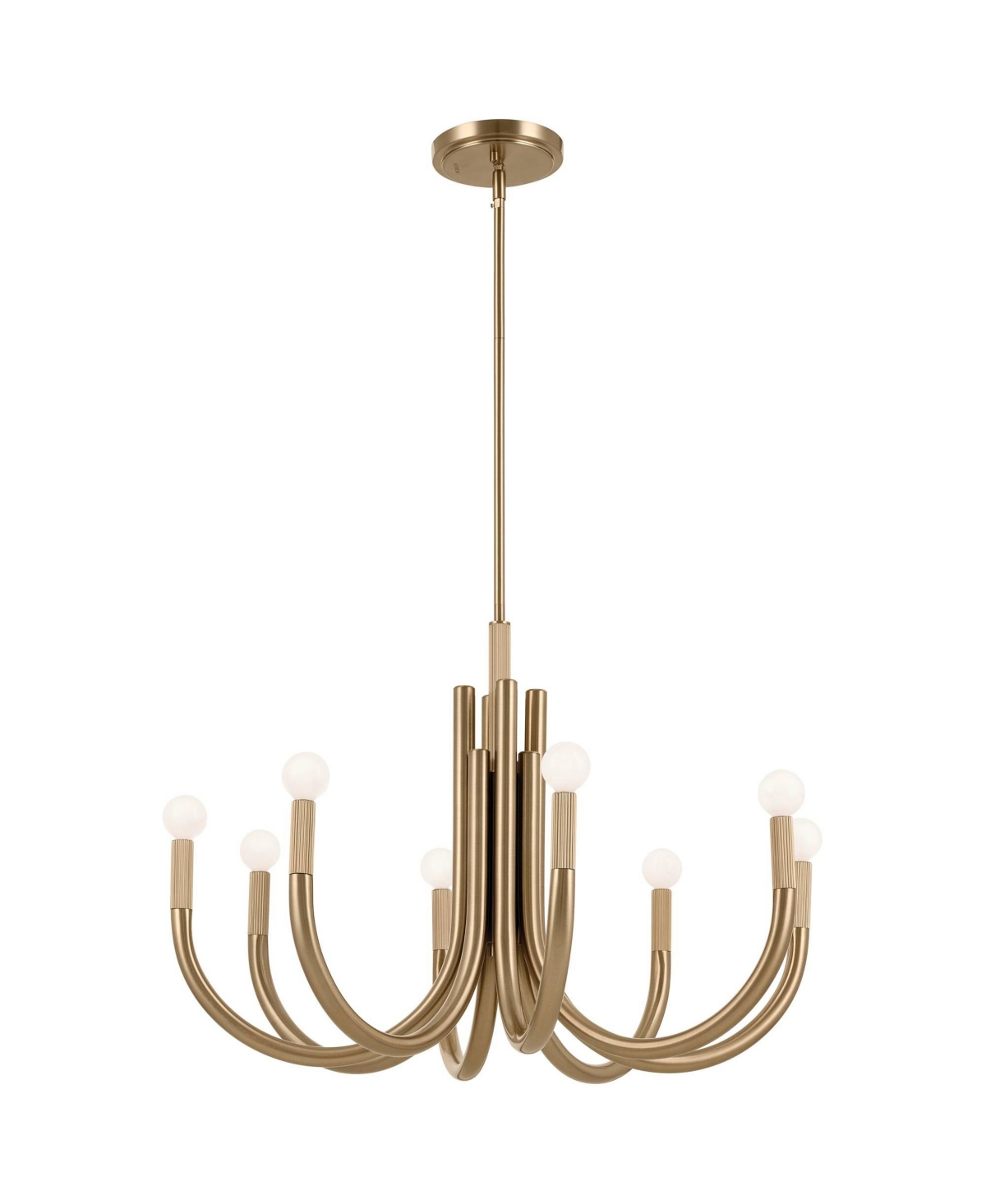 Kichler Odensa 29 1/4"W Champagne Bronze 8-Light Chandelier