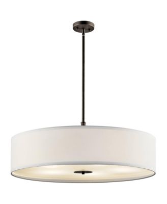 Courtland 30" Wide Fabric Drum Pendant Light