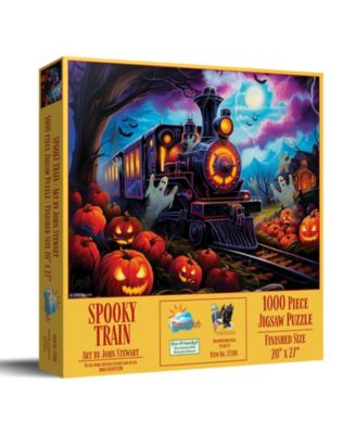 Spooky Train 1000 piece Jigsaw Puzzle for Adults Halloween