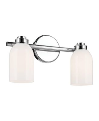 Shae Chrome Bath 2Lt with Opal Glass