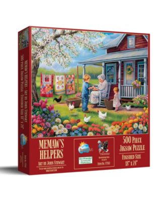Memaw's Helpers 500-Piece Jigsaw Puzzle, Ages 15+