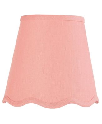 Mylie Pink Scallop Empire Lamp Shade 4x6x5.5 (Clip-On)